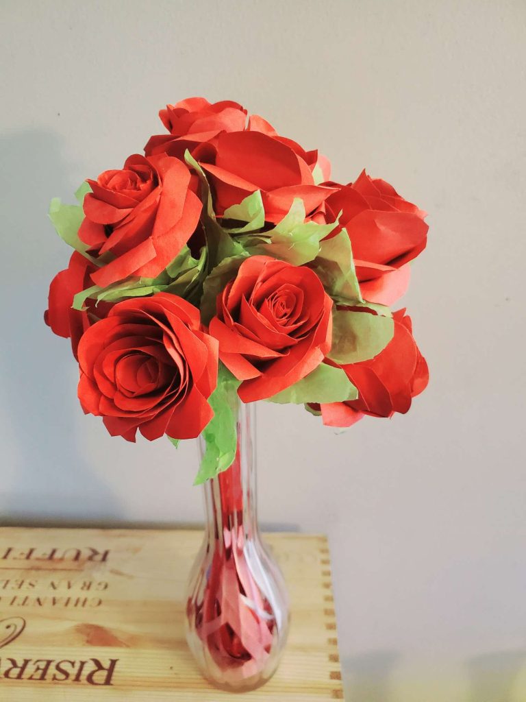 Handmade Paper Rose Bouquet