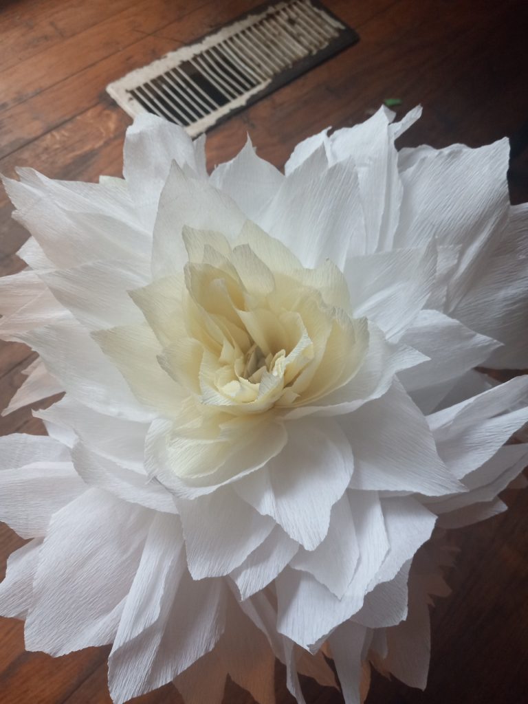 Single Giant Paper Lotus Flower