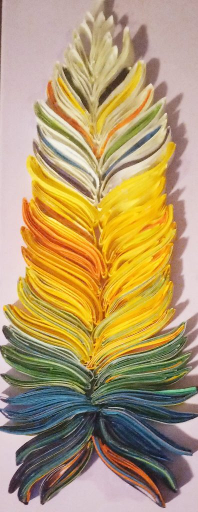Giant Gradient Feather